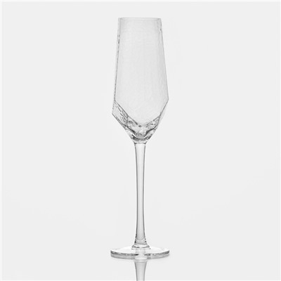 УЦЕНКА Набор бокалов для шампанского 6 шт. «Дарио», 180 мл, 7×27.5 см, прозрачный