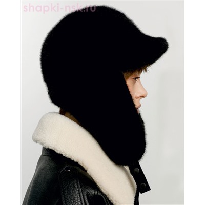 Хью Ушанка женская экомех норка (56-58)