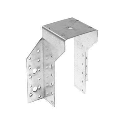 Опора бруса 76×155 OBR R, открытая, цинк, 1 шт.