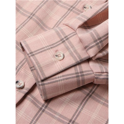 Костюм женский (блузка, шорты) MINAKU: Casual Collection, розовая клетка, размер 42