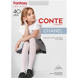 Нарядные CONTE CHANEL Колготки с рисунком «гусиная лапка»