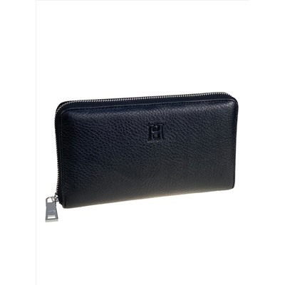 Клатч мужской из натуральной кожи, цвет черный