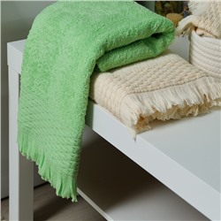 Полотенце махровое LoveLife «Аморе» 30×50 см, молочный, 100% хлопок, 450 г/м²