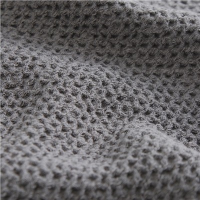 Полотенце кухонное SL HOME Linen, серое, однотонное, 38×65 см