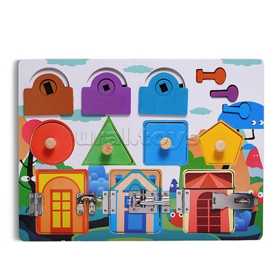 Бизиборд "Замочки"