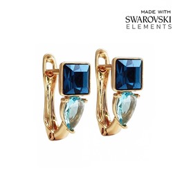 Серьги с кристаллами Swarovski