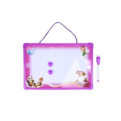 Доска магнитная, маркер и 2 магнита в комплекте, МИКС