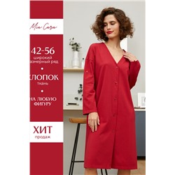 Халат ночной жен Mia Cara SS21WJ321A French Kiss красный