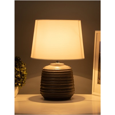 Настольная лампа «Жосефина» 1×15 Вт Е14 серебро 25×25×36 см