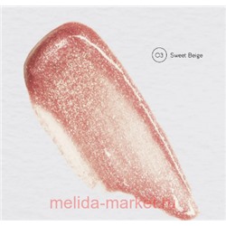 Monic Beauty Блеск для губ No limit ! High-Shine Lipgoss тон 03 Sweet Beige