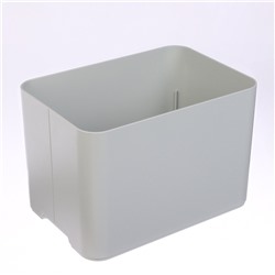 Подставка для зонтов, пластик, 6 круглых, 4 квадратных отделений, 18×18×26.5 см, серая