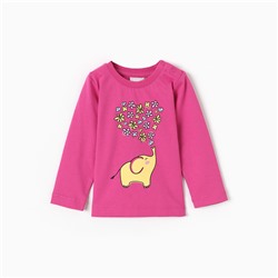 Джемпер для девочки, цвет фуксия, рост 74 см