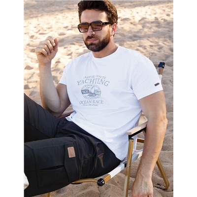 Футболка из премиального хлопка с авторским принтом