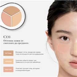 Dr. Althea Палетка консилеров для коррекции несовершенств Dear.A Perfect Cover Concealer Palette CO1