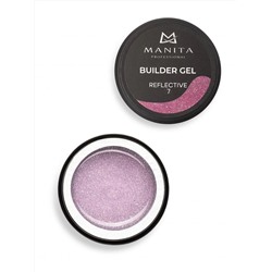 MANITA Гель моделирующий для ногтей светоотражающий / Builder Gel Reflective №07, 15 мл 28236