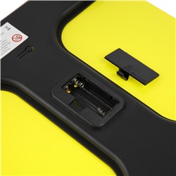 Весы напольные Luazon LVE-006, электронные, до 180 кг, 2хAAA (не в комплекте), жёлтые