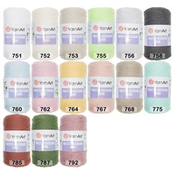 Пряжа Yarnart Macrame Twisted 3 Mm