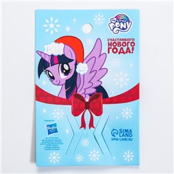 Прядь для волос на заколке, светящиеся, 40 см, My Little Pony