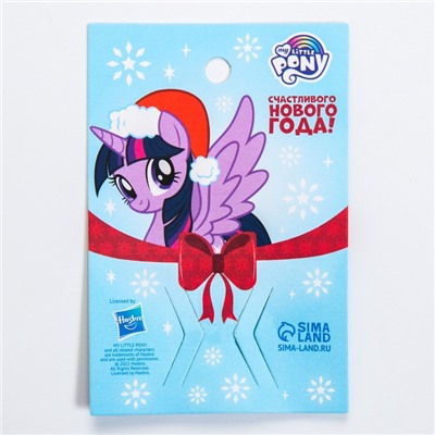 Прядь для волос на заколке, светящиеся, 40 см, My Little Pony