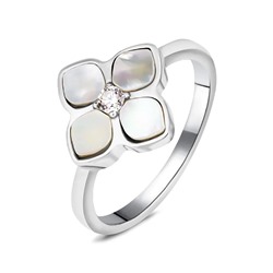 Кольцо, перламутр, BY-6054