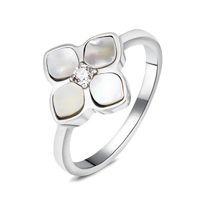 Кольцо, перламутр, BY-6054