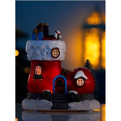 Светодиодная фигура «Волшебный сапожок», 13×11 см, 4 LED, от батареек АААx2, свечение тёплое белое