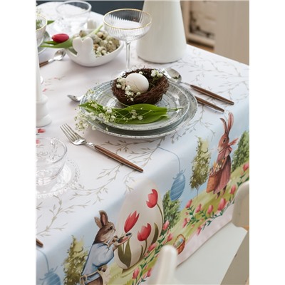 Скатерть Доляна Easter garden, 145×180 ± 3 см, 100% п/э