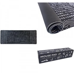 Коврик для мышки и клавиатуры 80х30 см "CYBER MEDIUM BE MINE" черный LXMSPCM-BM LOREX