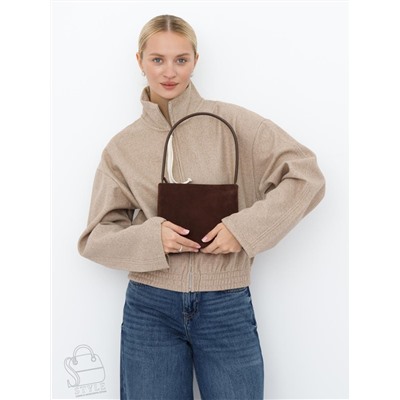 Сумка женская кожаная 990169-1NN coffee Natale Navetta  в Новосибирске