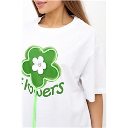 Футболка женская Flowers А Арт. 9365