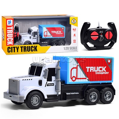 Машина "Контейнер" р/у, 27 MHz, в коробке