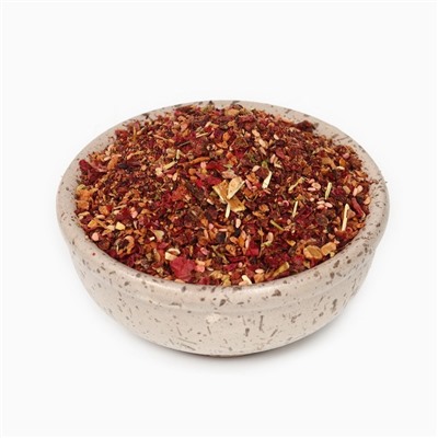 Чай новогодний ягодно - травяной с малиной «Красный бант», 50 г