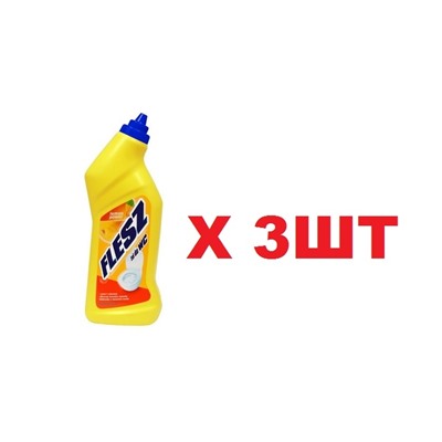 Flesz Гель для мытья туалета Лимон 1л 3шт