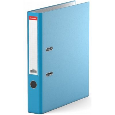 Папка-регистратор 50 мм Neon 45392 голубой, с карманом ErichKrause