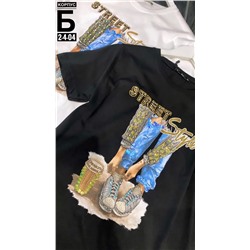 футболка со стразами