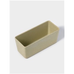 Кашпо для цветов WeatFiber, пластик, 17×7×7.5 см, бежевое