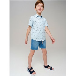 Шорты текстильные джинсовые для мальчиков