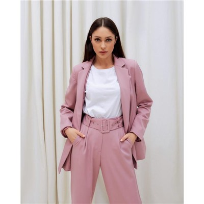 Брюки женские прямые MIST: Pants, размер 42, розовые