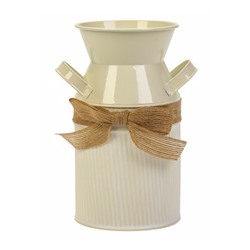 Кашпо - ваза «Гленн», 10×10×19 см, 1.2 л, бежевое