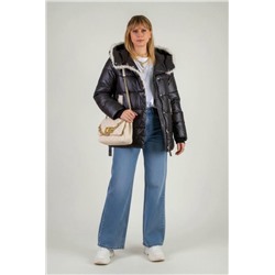 Зимняя куртка с меховой отделкой арт.2813 (Черный)