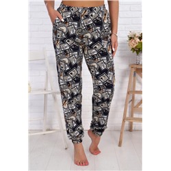 Брюки 36555 (Коричневый)