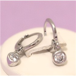 Серьги родий Н01-13633