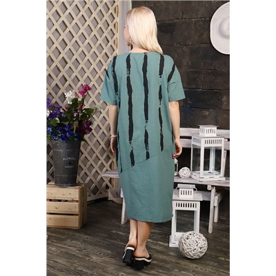 3461 т/зел Платье женское (48-58)