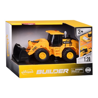 Машина "Грейдер" 1:32 ( свет, звук) в коробке