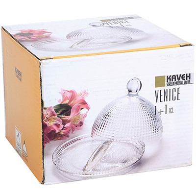 1195 Блюдо VENICE с крышкой диам.14 см (х12)