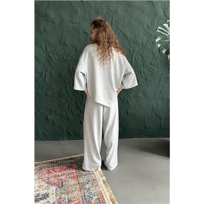 Брюки женские  ASY107/01/Серый меланж