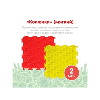 Модульный массажный коврик ОРТОДОН, набор №7 «Бодрость»