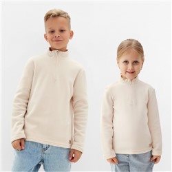 Джемпер флисовый детский MINAKU, цвет экрю, рост 104