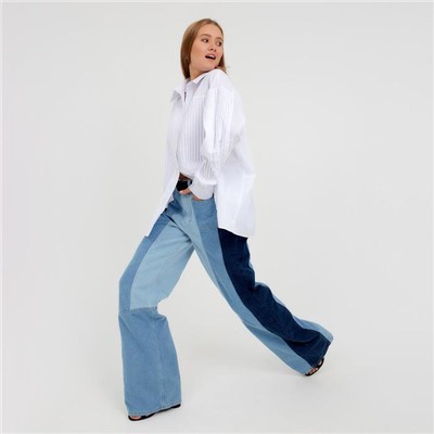 Рубашка женская MINAKU: Casual Collection, размер 50, белая