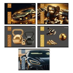 Альбом для рисования 24л "Золотая победа" 01700 SVETOCH